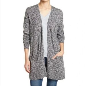 MADEWELL Summer Ryder Cardigan In Marled Panda in Greyish NWT - Size XXL